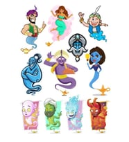 Cin Sticker Set-1 11 Parça Telefon, Tablet, Defter, Laptop Sticker