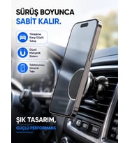 Mıknatıslı Araç İçi Telefon Tutucu Halandırma Izgarasına Takımına Uygun