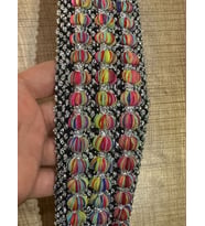 EN 7 CM BALONLU LASTİK DİKİŞ GİYİM AKSESUARI APLİKE 1 METRE