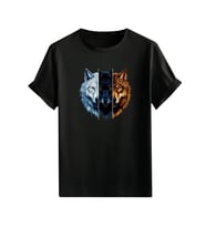 Türkçülük Görselli  Unisex (Tshirt) Tişört (Siyah)