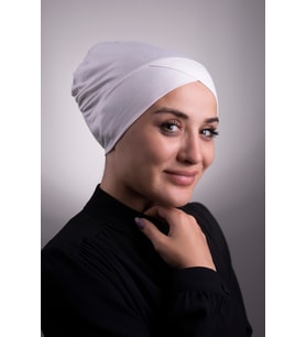 Krem Pratik Hazır Geçmeli İç Bone Viskon Kumaş Çapraz Tek Bantlı 3004_40