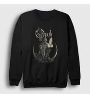Presmono Unisex Siyah Faith Opeth Sweatshirt 100670tt