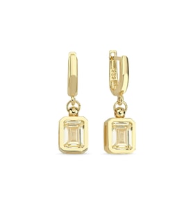 Topaz Taşlı Altın Küpe AHK04