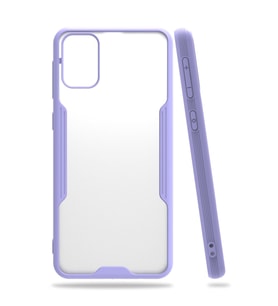 Galaxy M31 Kılıf Platin Silikon - Lila