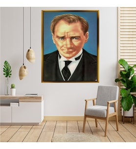 ÇERÇEVELİ ATATÜRK TABLO S589
