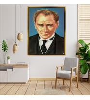 ÇERÇEVELİ ATATÜRK TABLO S589