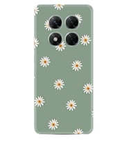 Xiaomi Poco X7 Kılıf Boutique Baskılı Resimli Yeşil Papatyalar Pcode -041