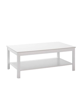 Adore Mobilya Rustik Dikdörtgen Orta Sehpa-Mat Beyaz 103x40x60 cm (GxYxD)