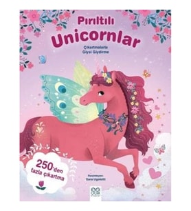 Pırıltılı Unicornlar – Çıkartmalarla Giysi Giydirme