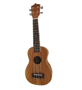 Eva XU21-44 Zebra Desenli Soprano Ukulele (21") Göz Alıcı Zebra Tasarımı Parlak Ada Sesi ve Yumuşak Naylon Teller