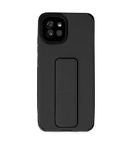 Samsung Galaxy A03 Kılıf Mega Standlı Silikon - Siyah