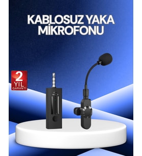 2.4 GHz Düşük Gecikmeli Kablosuz Ses Kayıt Mikrofonu
