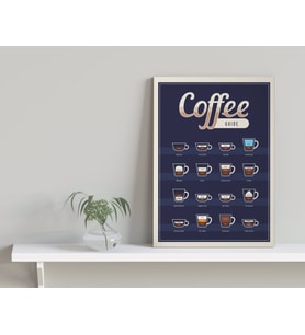 BK Home Coffee Tasarımlı Kanvas Tablo-24