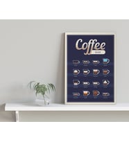 BK Home Coffee Tasarımlı Kanvas Tablo-24