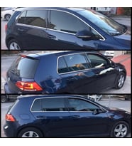 Kml34tuning55 Volkswagen Golf 7.5 12 Parça Krom Cam Çıtası 2019 - 2023 12 Parça Paslanmaz Çelik Ithal