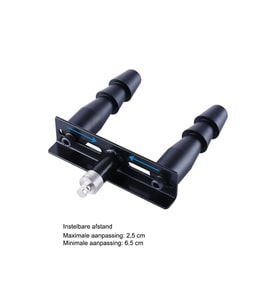 Hismith  Machine Kliclok to Double Vac-U-Lock Adaptor