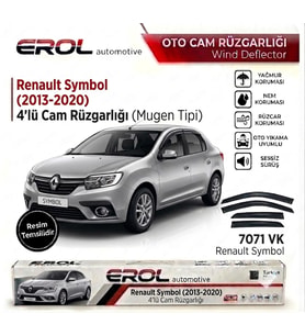 Renault Symbol (2013-2020) 4'lü Mugen Cam Rüzgarlığı