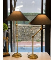 Mylights Rustik Vintage Retro Masa Lambası Abjur Mafsalı Hareketli Diğer