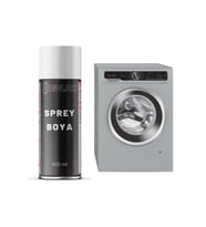 İnox Çamaşır Makinası Sprey Boya 400 Ml.