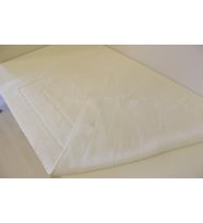 Ender Home 50x70 Paspas Çerçeve Desen Banyo Ev Otel Havlu Ayak Paspası Ekru