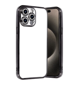 Apple İphone 15 Pro Max Razer Lensli Silikon - Siyah