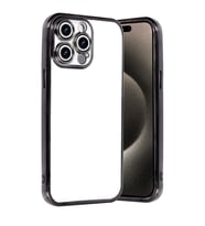 Apple İphone 15 Pro Max Razer Lensli Silikon - Siyah