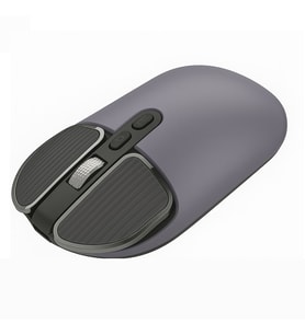 Schitec M203 Çift Modlu Taşınabilir Optik Kablosuz 2.4GHz ve Bluetooth Bağlantılı Süper Sessiz Mouse Lila