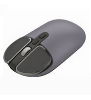Schitec M203 Çift Modlu Taşınabilir Optik Kablosuz 2.4GHz ve Bluetooth Bağlantılı Süper Sessiz Mouse Lila