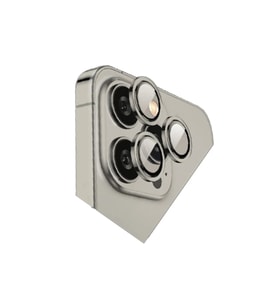Mey İthalat® iPhone 15 Pro Max Bilvis Titan Kamera Lens - Titan Gri