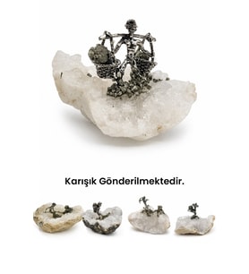 Kuvars Taşı Pirit Taşı İşlemeli