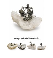 Kuvars Taşı Pirit Taşı İşlemeli