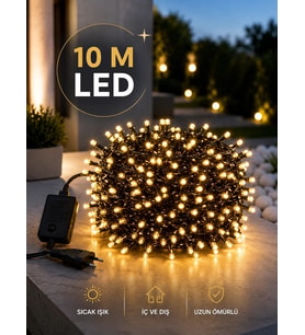 Dekoratif Aydınlatma Ampüllü 10 Metre Gün Işığı Şerit Led