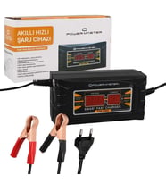 Powermaster SON-1206D 12 Volt 6 Amper Dijital Göstergeli Akıllı Akü Şarj Cihazı