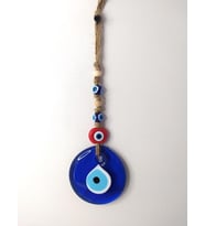 Cam Nazar Kötü Göz Kovucu Hand Made Ağaç Duvar Dekorasyonu Hasır Nazarlık Duvar Ağaç Ev Süsü