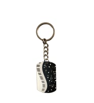 Piyano Desenli Anahtarlık (Çok Renkli)