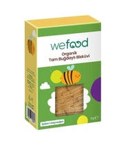 Wefood Organik Kids Tam Buğdaylı Bisküvi 55 Gr