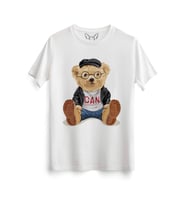 Yes U Can Tedy Bear Beyaz Tshirt