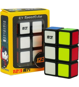 1x2x3 Cuboid Cube Siyah Disket Etiketsiz Küp 123 Siyah Başlıklar Versiyon Speed Cube