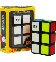 1x2x3 Cuboid Cube Siyah Disket Etiketsiz Küp 123 Siyah Başlıklar Versiyon Speed Cube