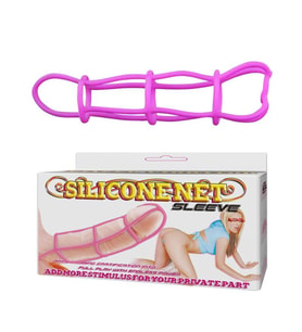 Net Sleeve Süper Kalite Silikon Penis Kılıfı Fantezi Penis Kafesi