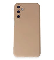 Newface Samsung Galaxy M34 5G Kılıf Nano içi Kadife Silikon - Pudra