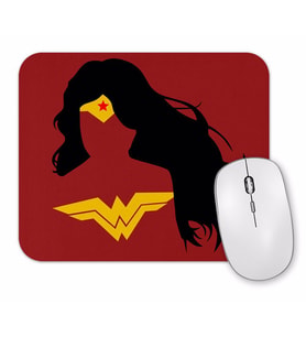 Quadro Mulher Maravilha Minimalista Mouse Pad