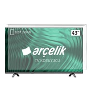 ARÇELİK A43L58604W TV EKRAN KORUYUCU - Arçelik 43" inç Tv Ekran Koruyucu Şeffaf Paneli