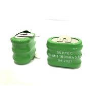 3.6V 3S1P 160 Mah 2 Pin NI-MH Buton Pil