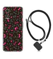General Mobile GM 21 Pro GM 22 Pro Plus Kılıf Boyun Askılı Silikon Barbie and Shoes 1413