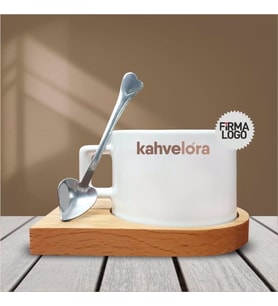 Firmaya Özel Logo Baskılı Kahve Fincanı-010