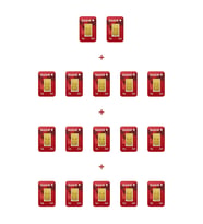 Nadir Gold 24 Ayar 17 Gram Külçe Altın (17 Adet 1 Gram Külçe Altın )
