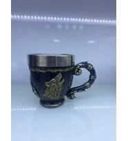 pilelistore Kurt işlemeli Çelik Kupa Kod 6922