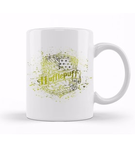 Hufflepuff Harry Potter Kupa Bardak Porselen