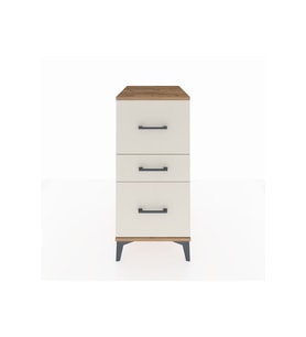 Kronos Komodin 3 Çekmeceli 44x59x96 Çam-Aytaşı
